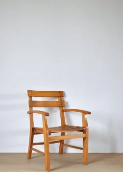Discount Pamono Mid-Century Danish Patinated Childrens Chair in Beech, 1950s