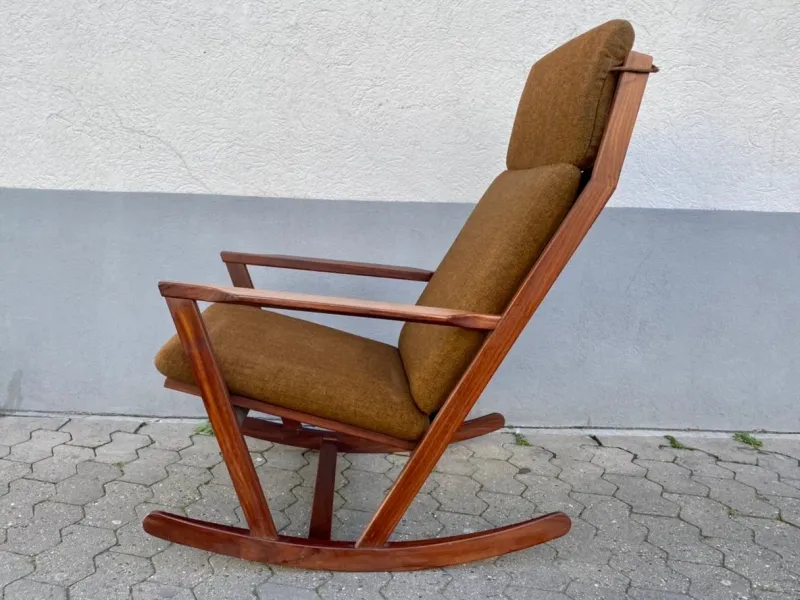 Pamono Mid-Century Danish Rocking Chair by Poul M. Volther> Rocking Chairs