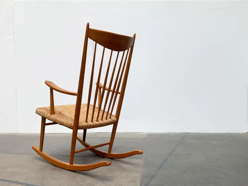 Pamono Mid-Century Danish Rocking Chair> Rocking Chairs