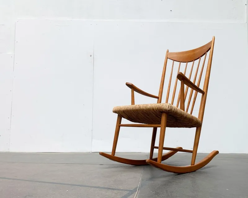 Pamono Mid-Century Danish Rocking Chair> Rocking Chairs