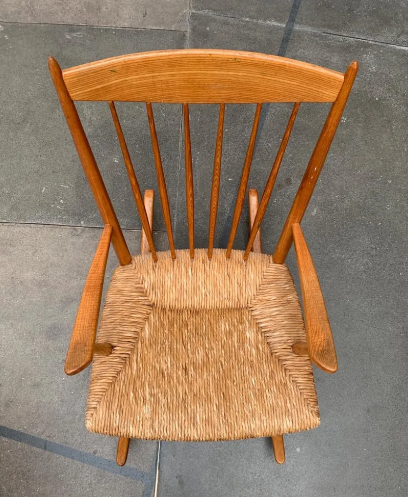Pamono Mid-Century Danish Rocking Chair> Rocking Chairs