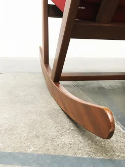 Pamono Mid-Century Danish Rocking Chair by Poul Volther for Frem Røjle