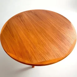 Hot Pamono Mid-Century Danish Round and Oval Extendable Dining Table in Teak, 1960s