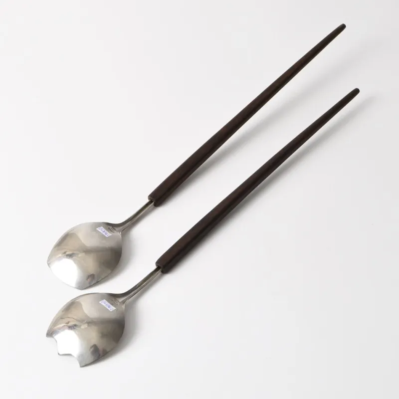 Best Pamono Mid-Century Danish Salad Servers from Asni, 1960s, Set of 2