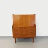 Discount Pamono Mid-Century Danish Secretaire in Teak by Gunnar Nielsen Tibergaard
