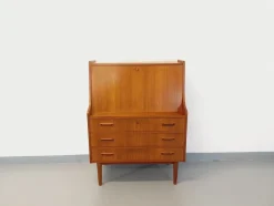 Discount Pamono Mid-Century Danish Secretaire in Teak by Gunnar Nielsen Tibergaard