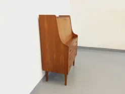 Discount Pamono Mid-Century Danish Secretaire in Teak by Gunnar Nielsen Tibergaard