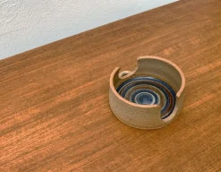 Pamono Mid-Century Danish Studio Pottery Candleholder by Kate and Klaus Friederichsen for Finke Keramik, 1970s