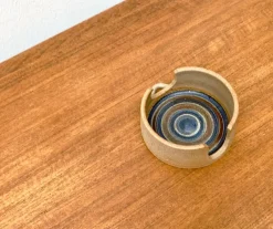 Pamono Mid-Century Danish Studio Pottery Candleholder by Kate and Klaus Friederichsen for Finke Keramik, 1970s