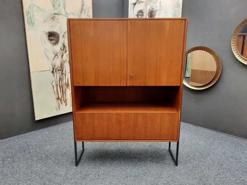 Pamono Mid-Century Danish Style Teak Highboard, 1970s> Cabinets & Wardrobes