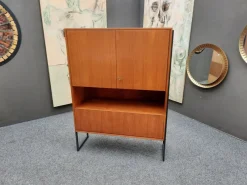 Pamono Mid-Century Danish Style Teak Highboard, 1970s><noscript><img width=