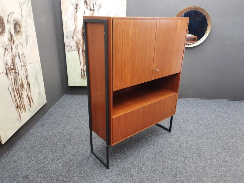 Pamono Mid-Century Danish Style Teak Highboard, 1970s> Cabinets & Wardrobes