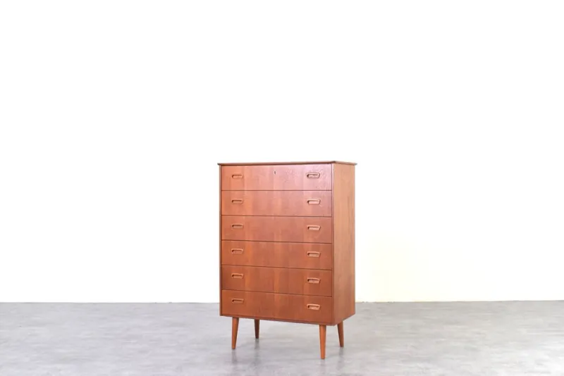 Discount Pamono Mid-Century Danish Teak Chest of Drawers, 1960s