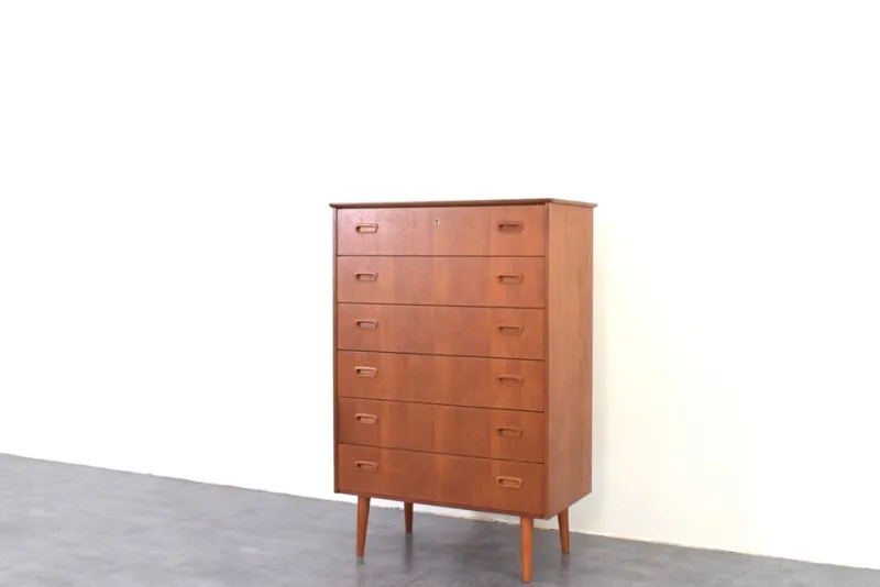 Discount Pamono Mid-Century Danish Teak Chest of Drawers, 1960s