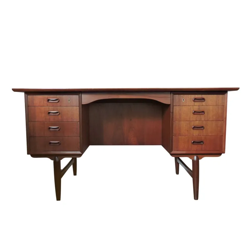 Online Pamono Mid-Century Danish Teak Desk, 1960s