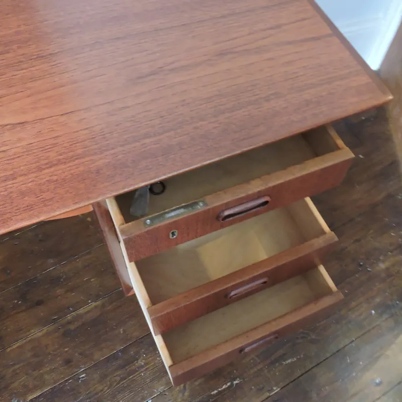 Online Pamono Mid-Century Danish Teak Desk, 1960s