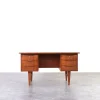 Pamono Mid-Century Danish Teak Executive Desk, 1960s> Desks