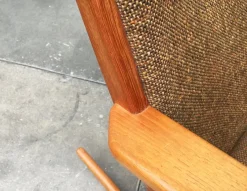 Pamono Mid-Century Danish Teak Model 100 Rocking Chair by Søren Georg Jensen for Kubus Møbler, 1960s