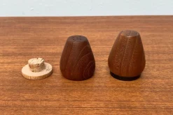 Pamono Mid-Century Danish Teak Pepper and Salt Shaker, 1960s, Set of 2><noscript><img width=