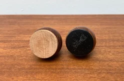 Pamono Mid-Century Danish Teak Pepper and Salt Shaker, 1960s, Set of 2><noscript><img width=