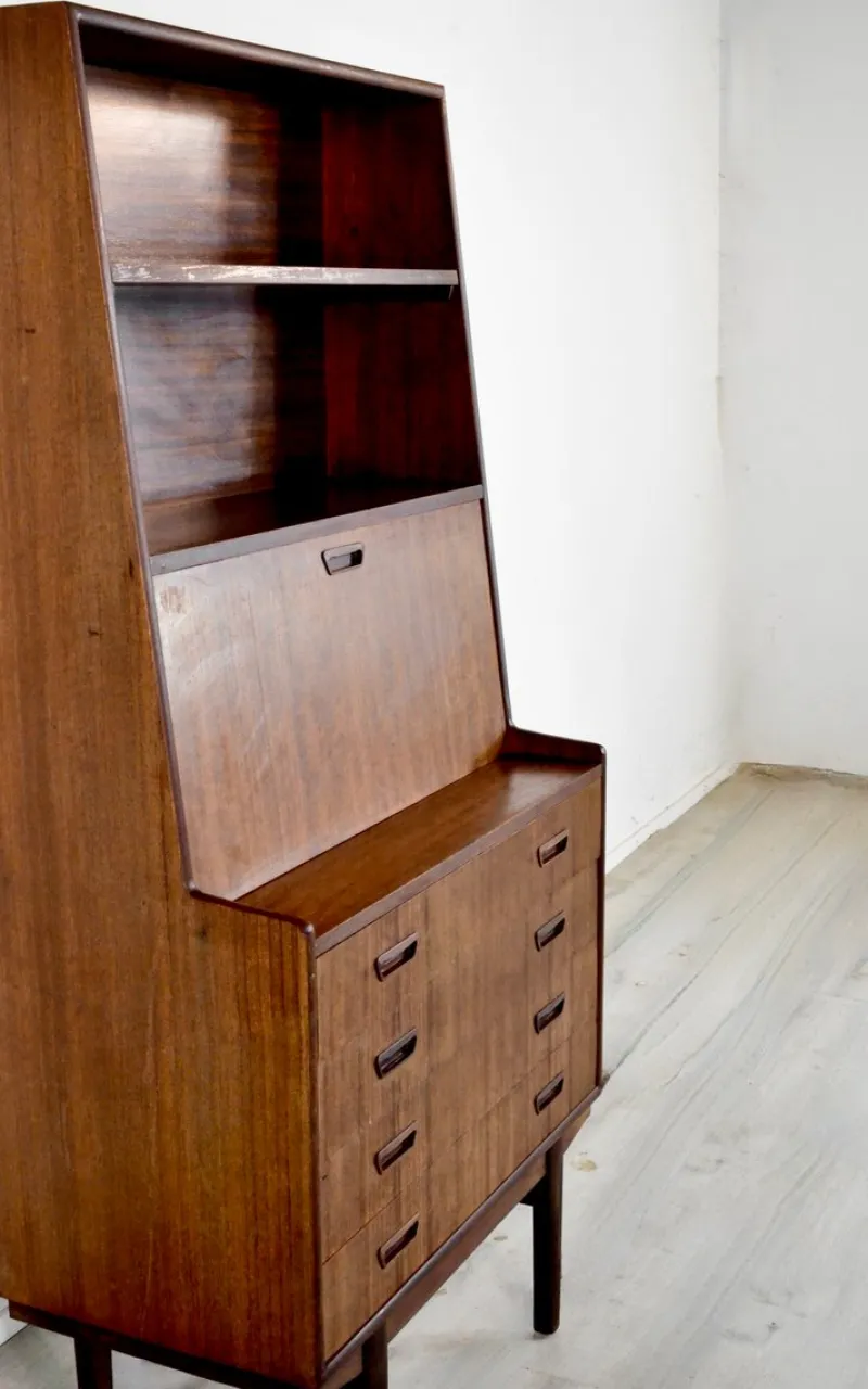 Pamono Mid-Century Danish Teak Secretary> Secretaires