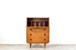 Pamono Mid-Century Danish Teak Secretary, 1960s