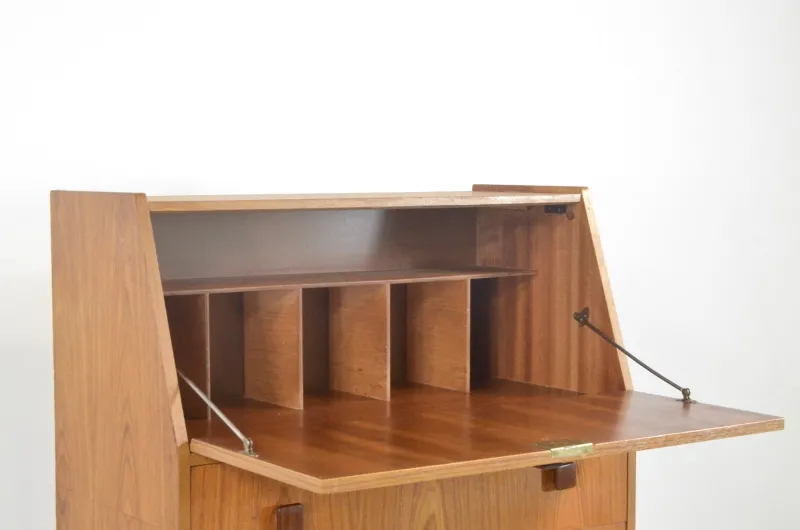 Pamono Mid-Century Danish Teak Secretary, 1960s