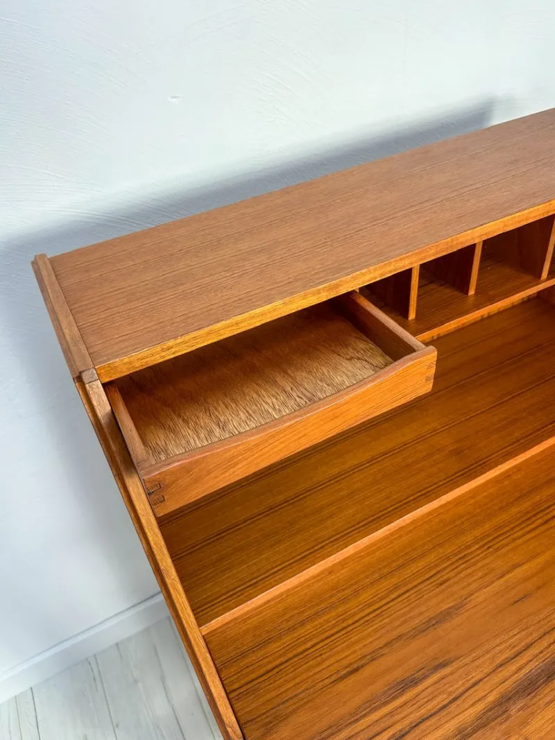 Pamono Mid-Century Danish Teak Secretary from Dyrlund, 1960s> Secretaires
