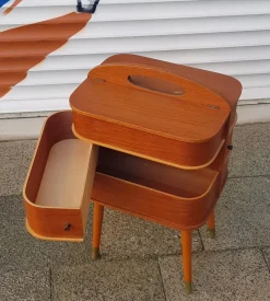 Pamono Mid-Century Danish Teak Sewing Cabinet, 1960s><noscript><img width=