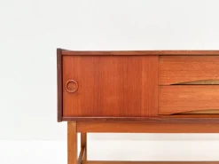 Discount Pamono Mid-Century Danish Teak Sideboard with Sliding Doors and Drawers, 1960s