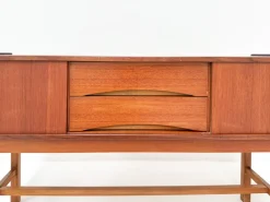Discount Pamono Mid-Century Danish Teak Sideboard with Sliding Doors and Drawers, 1960s