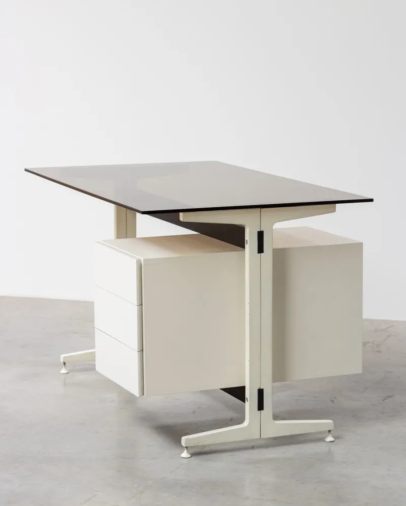 Pamono Mid-Century Desk by Etienne Fermigier, 1970s> Desks