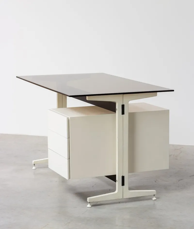 Pamono Mid-Century Desk by Etienne Fermigier, 1970s> Desks