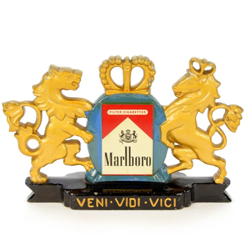 Pamono Mid-Century Double-Sided Marlboro Advertising Figurine, 1950s> Wall Decor