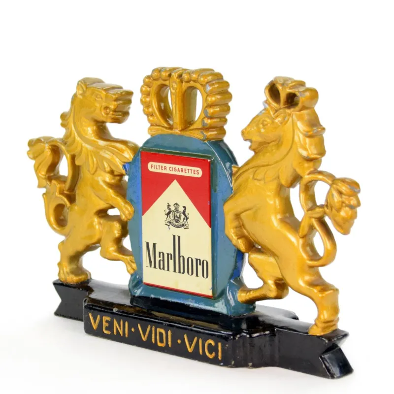 Pamono Mid-Century Double-Sided Marlboro Advertising Figurine, 1950s> Wall Decor