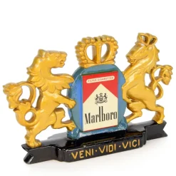 Pamono Mid-Century Double-Sided Marlboro Advertising Figurine, 1950s><noscript><img width=