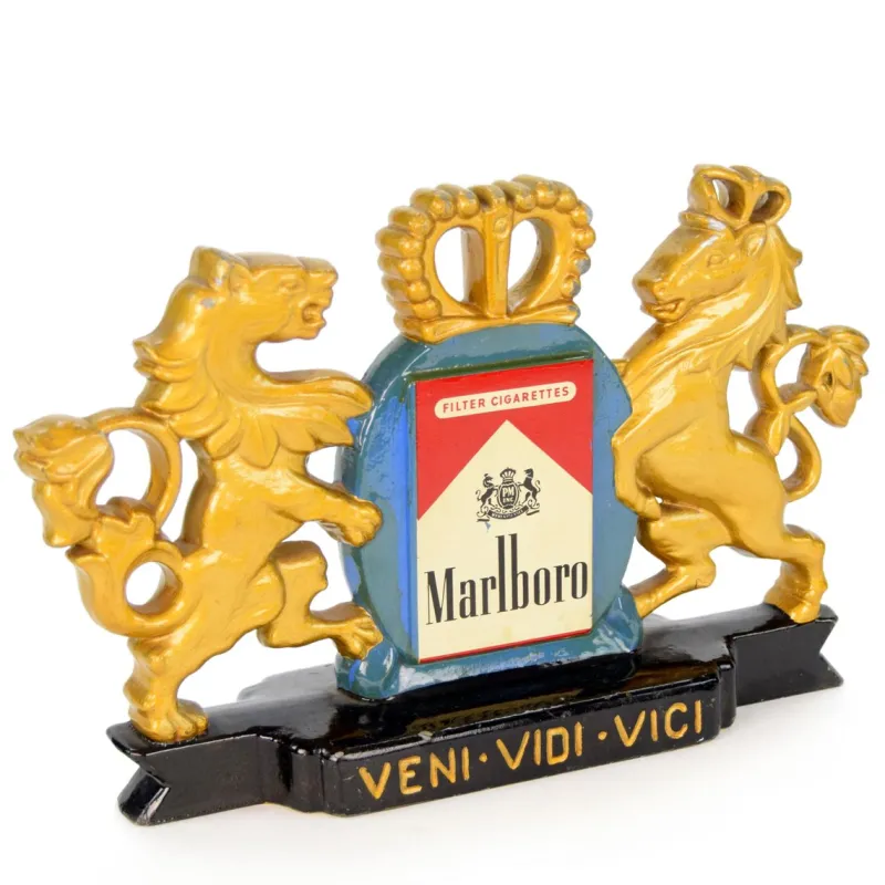 Pamono Mid-Century Double-Sided Marlboro Advertising Figurine, 1950s> Wall Decor