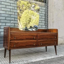 Pamono Mid-Century Dressing Table with Mirror, Italy, 1960s> Dressing Tables