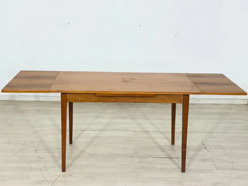 Sale Pamono Mid-Century Extendable Dining Table in Wood