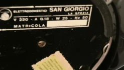 Clearance Pamono Mid-Century Fan in Steel and Bakelite from Elettrodomestici San Giorgio, 1960s
