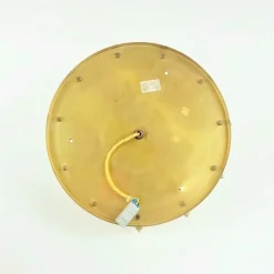 Pamono Mid-Century Floral Murano Glass and Brass Flush Mount by Ernst Palme for Palwa, Germany, 1960s><noscript><img width=