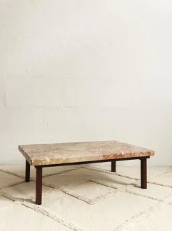Clearance Pamono Mid-Century Flower Bench in Marble, 1960s