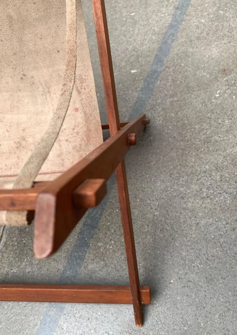 Pamono Mid-Century Foldable Magazine Holder in Teak, 1960s> Magazine Racks