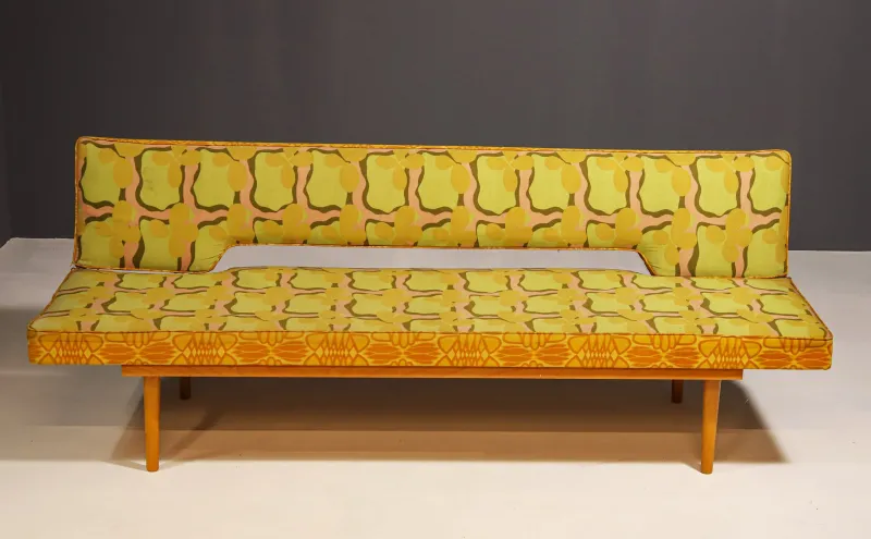 Clearance Pamono Mid-Century Folding Daybed by Miroslav Navrátil, Former Czechoslovakia, 1960s