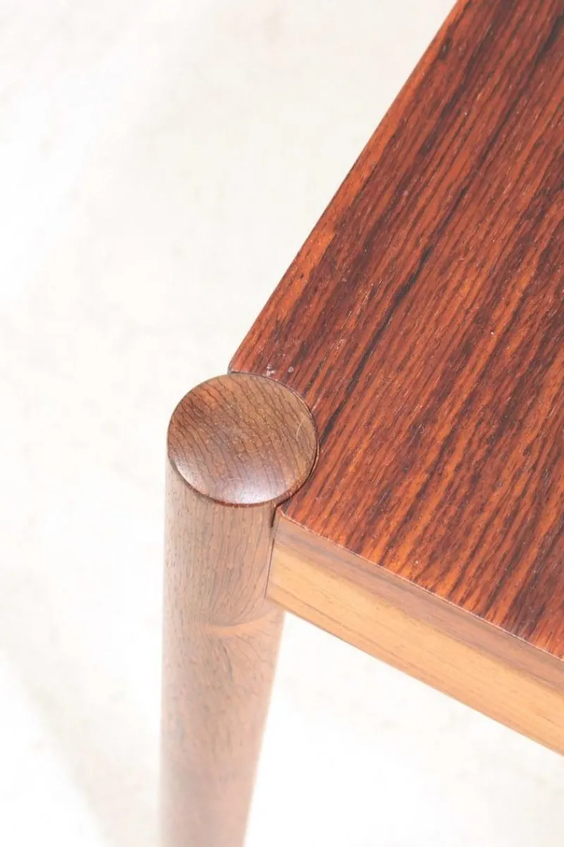 Pamono Mid-Century Game Table in Rosewood by Georg Petersen, 1960s> Game Tables