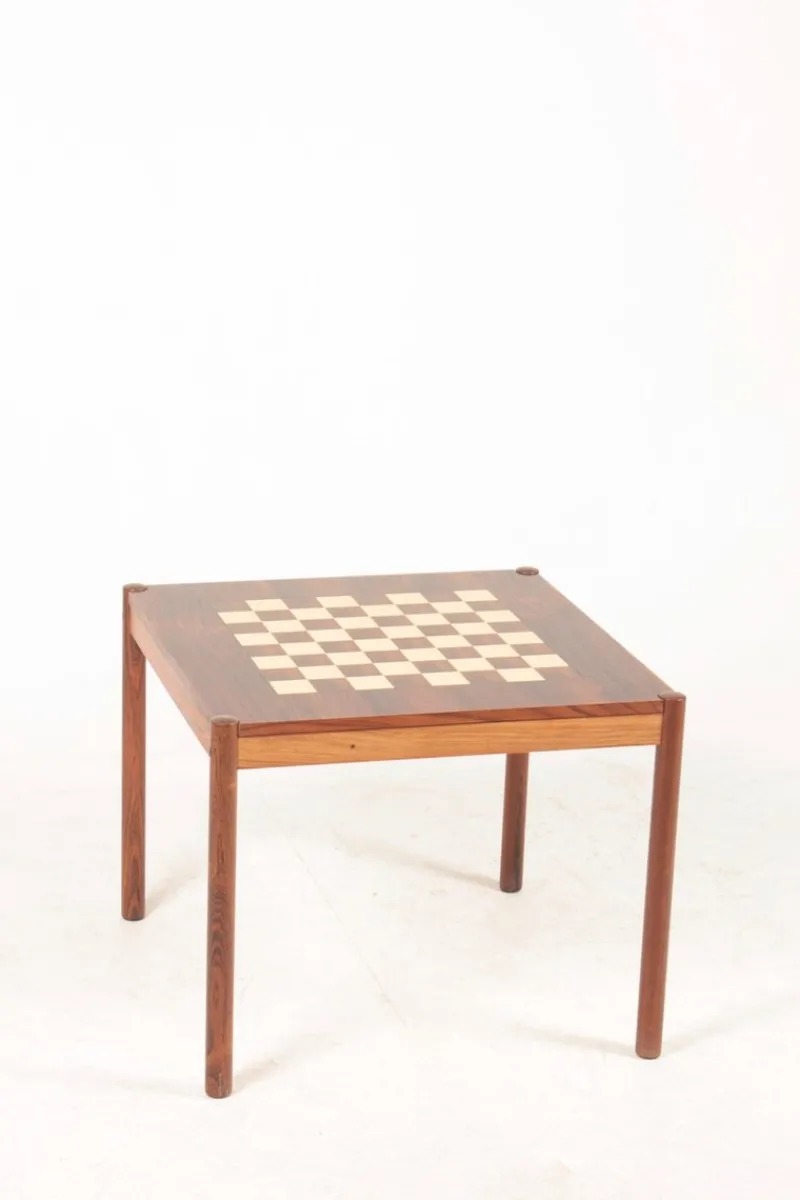 Pamono Mid-Century Game Table in Rosewood by Georg Petersen, 1960s> Game Tables