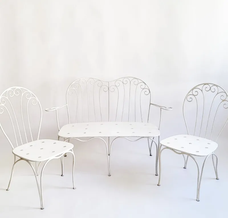 Online Pamono Mid-Century Garden Set from Karasek, Vienna, Austria, 1950s, Set of 3