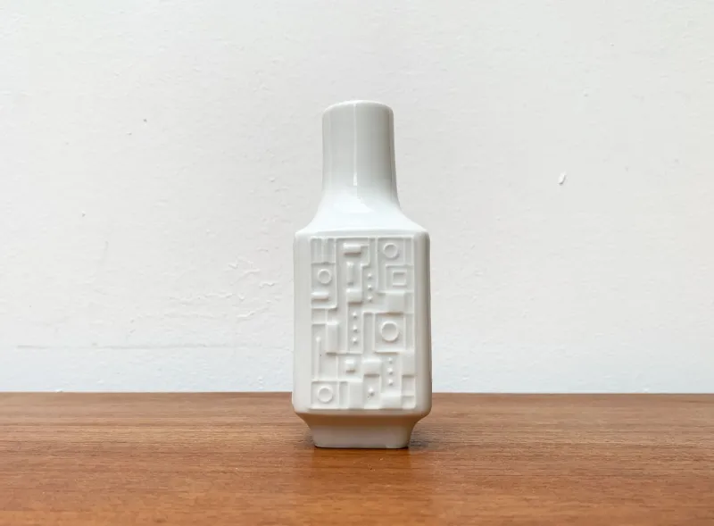 Pamono Mid-Century German Brutalist Porcelain Vase from Wunsiedel Bavaria Porzellan, 1960s> Vases