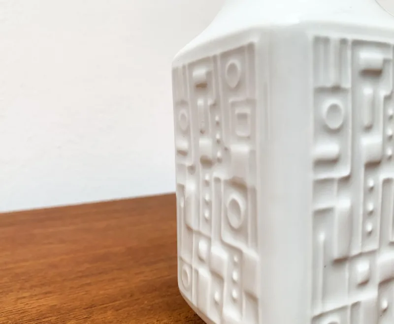 Pamono Mid-Century German Brutalist Porcelain Vase from Wunsiedel Bavaria Porzellan, 1960s> Vases