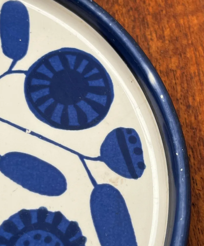 Pamono Mid-Century German Ceramic Stockholm Series Saucer from Melitta, 1960s> Dinnerware Accessories